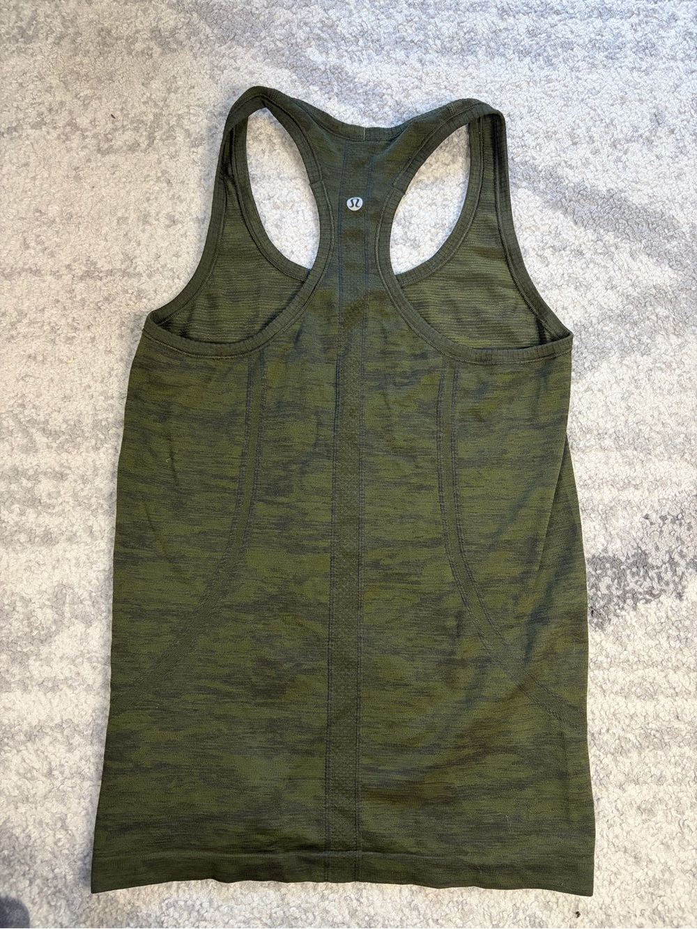 lululemon athletica Women’s Olive Green Racerback Tank Top